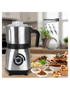 Molino de Especias Eléctrico Tosgar 600ml 500W Acero Inoxidable