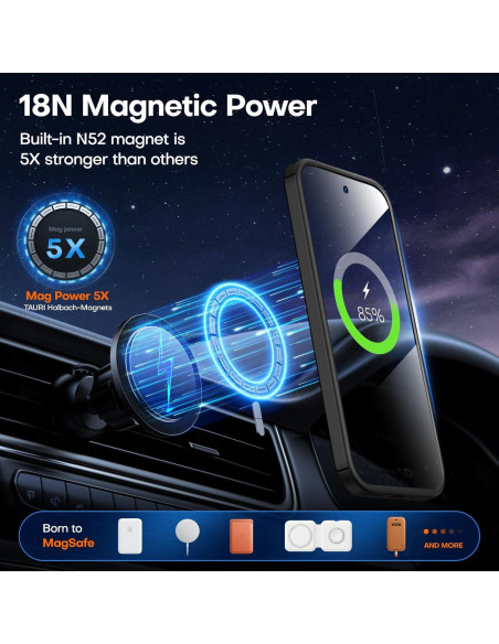 Funda TAURI para Google Pixel 9 Pro XL, Protección Militar, Negra