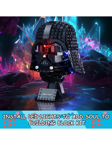 Kit de luces LED para casco Darth Vader Lego 75304
