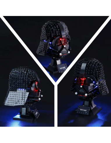 Kit de luces LED para casco Darth Vader Lego 75304