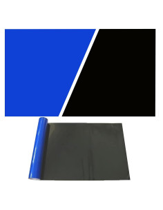 Fondo de Acuario Doble Cara ELEBOX PVC 30 x 42 cm Azul Negro