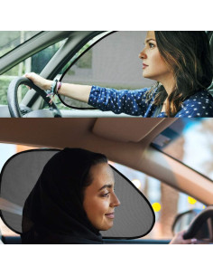 VaygWay Sombra de Ventana Lateral 2 Pk - Protección UV 2