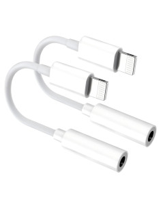 Adaptador de Audio Lightning a 3.5mm Untvie - 2 Paquete