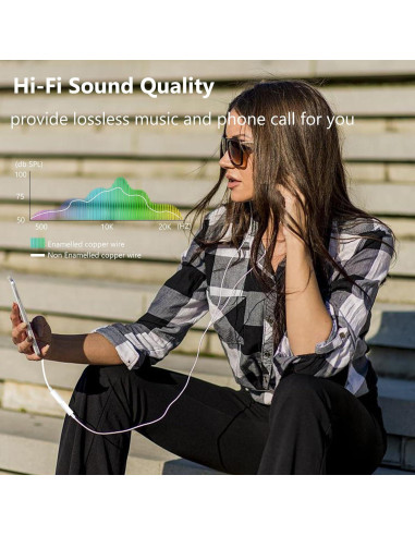 Adaptador de Audio Lightning a 3.5mm Untvie - 2 Paquete