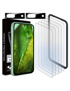 Kit de 5 Protectores de Pantalla y 2 de Lente para Pixel 8a 5G