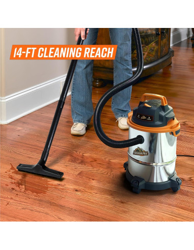 Aspiradora Húmeda/Seca Armor All VO408S 4 Galones 3 HP