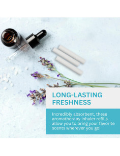 Recargas de Inhalador de Aceite Esencial Esenciales Salvajes 12 Piezas 2