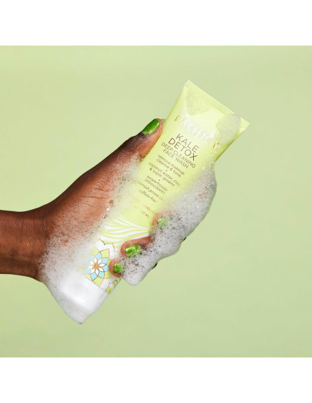 Dúo de Cuidado Facial Pacifica: Limpiador y Loción Kale Detox