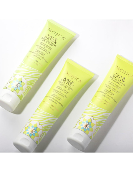 Dúo de Cuidado Facial Pacifica: Limpiador y Loción Kale Detox