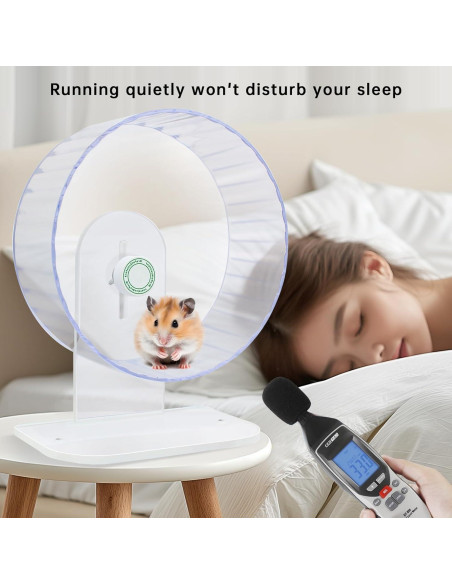 Rueda para Hámster Silenciosa BroPetAssistant 26 cm Ajustable