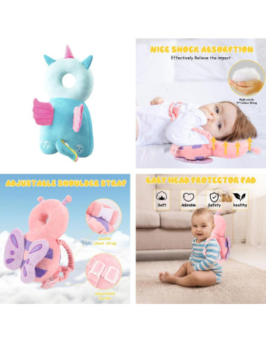 Mochila de Protección para Cabeza Bebé Q77-Angel Suave y Cómoda