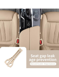 Relleno Espacio Asientos Coche Mtverver Beige - Organizador Universal 2