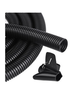 Tubo de Loom de Alambre CrocSee 3.05 m Retardante de Llama Negro