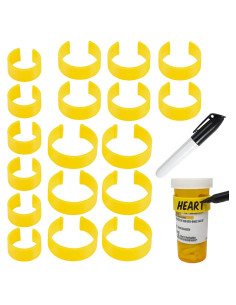 18 Clips para Botellas de Medicamentos DOAGEAS - Etiquetado Fácil