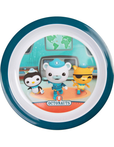 Juego de Comida Octonauts 5 Piezas - Plato, Tazón, Vaso, Utensilios