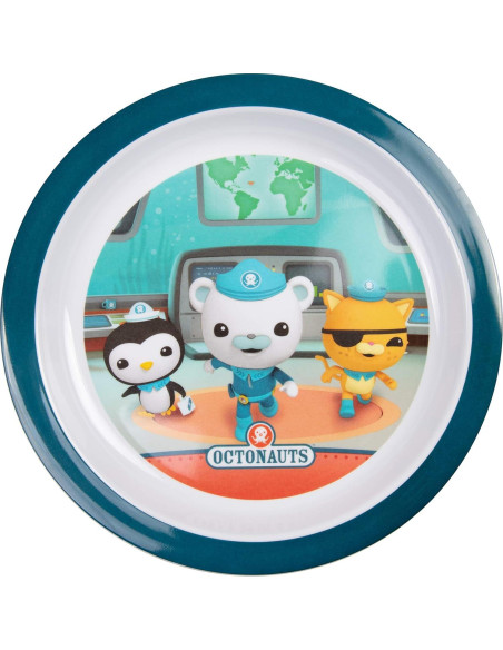 Juego de Comida Octonauts 5 Piezas - Plato, Tazón, Vaso, Utensilios