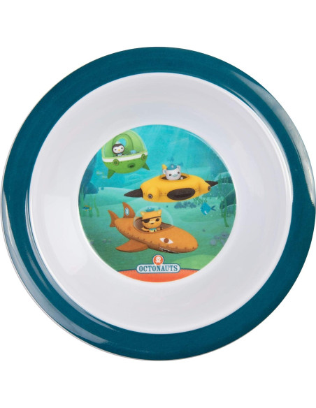 Juego de Comida Octonauts 5 Piezas - Plato, Tazón, Vaso, Utensilios