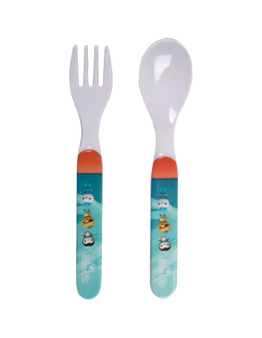 Juego de Comida Octonauts 5 Piezas - Plato, Tazón, Vaso, Utensilios