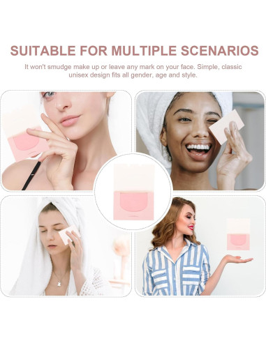300 Hojas Absorbentes de Aceite Facial FRCOLOR - Papel Ultra Delgado