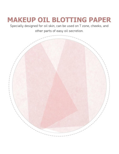 300 Hojas Absorbentes de Aceite Facial FRCOLOR - Papel Ultra Delgado