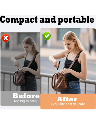 2 Botellas Atomizadoras de Perfume Recargables Kewjug 5ml