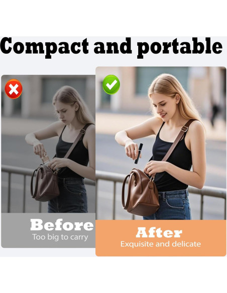 2 Botellas Atomizadoras de Perfume Recargables Kewjug 5ml