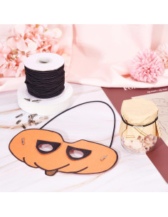 Cuerda Elástica Craftdady 2mm 40m con Púas Metálicas Negra 2