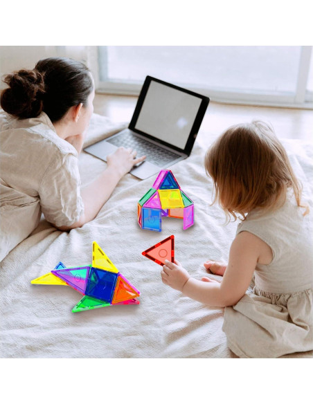 Juguete Magnético Everplay 66 Piezas para Niños 3 Años+