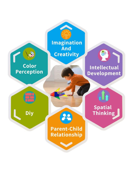 Juguete Magnético Everplay 66 Piezas para Niños 3 Años+