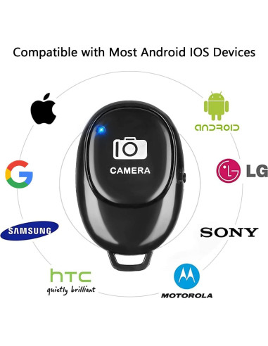 Control Remoto Inalámbrico para Cámara de Teléfono EszkozTA - 2 Paquete