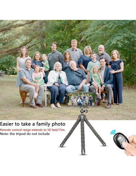 Control Remoto Inalámbrico para Cámara de Teléfono EszkozTA - 2 Paquete