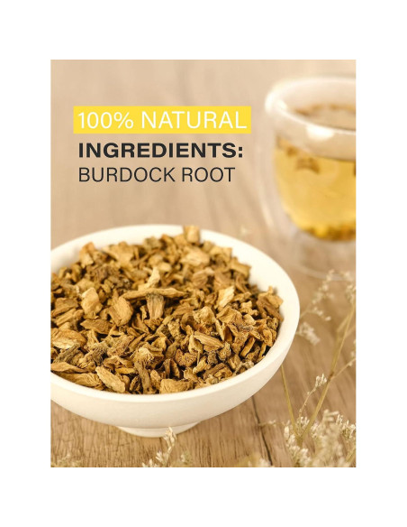 Té de Raíz de Bardana TeeLux 198g Natural Sin Cafeína Té de Raíz de Bardana TeeLux 198g Natural Sin Cafeína