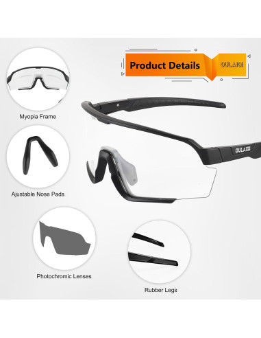 Gafas de Ciclismo Fotocromáticas OULAIQI UV400 Unisex