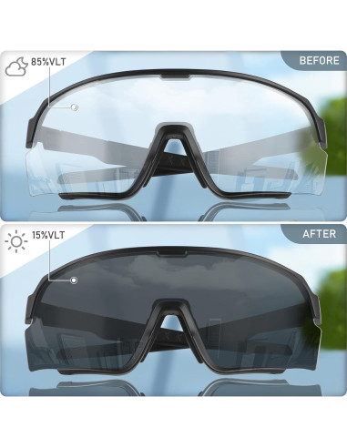 Gafas de Ciclismo Fotocromáticas OULAIQI UV400 Unisex