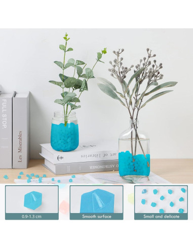 300 Piedras Brillantes en la Oscuridad Azul - Decoración Jardín