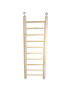 Escalera Colgante de Madera de Pino Natural 30.5 cm M&M Bird Toys