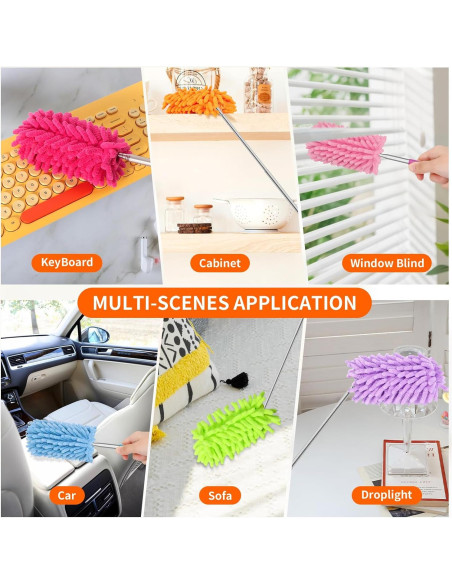 Plumero Telescópico TIMIVO 360 Lavable para Hogar y Coche