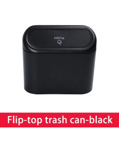 Mini Basurero de Coche Qiyue con Tapa - 2 Paquetes 15.7cm 2