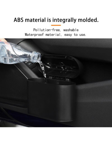 Mini Basurero de Coche Qiyue con Tapa - 2 Paquetes 15.7cm