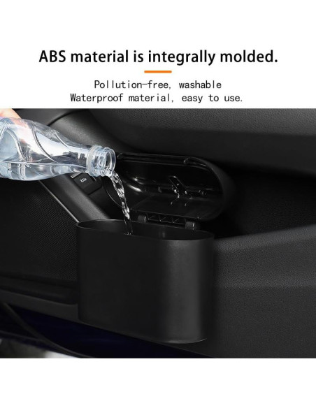 Mini Basurero de Coche Qiyue con Tapa - 2 Paquetes 15.7cm