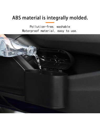 Mini Basurero de Coche Qiyue con Tapa - 2 Paquetes 15.7cm