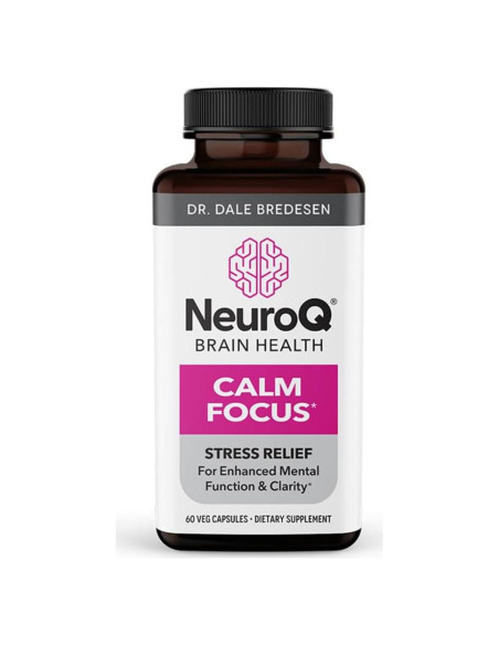 Cápsulas NeuroQ Calm Focus - Suplemento Antiestrés 60 Unidades