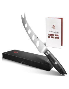 Cuchillo de Queso TUO 12.7 cm Acero Alemán Mango Pakkawood
