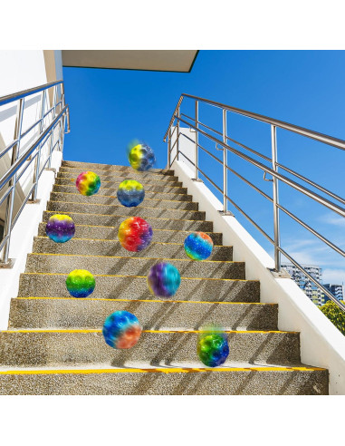 Pelotas Rebotadoras ZHEBAG Coloridas 12 Unidades 5.08cm