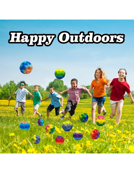 Pelotas Rebotadoras ZHEBAG Coloridas 12 Unidades 5.08cm