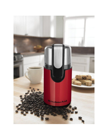Molino de Café KitchenAid BCG111ER - Rojo Imperio, 113 g