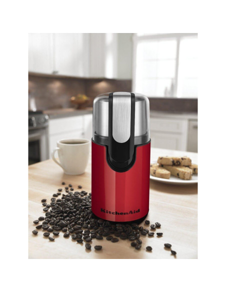 Molino de Café KitchenAid BCG111ER - Rojo Imperio, 113 g