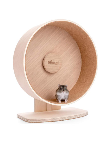 Rueda de Ejercicio de Madera Niteangel Mediana para Hámster