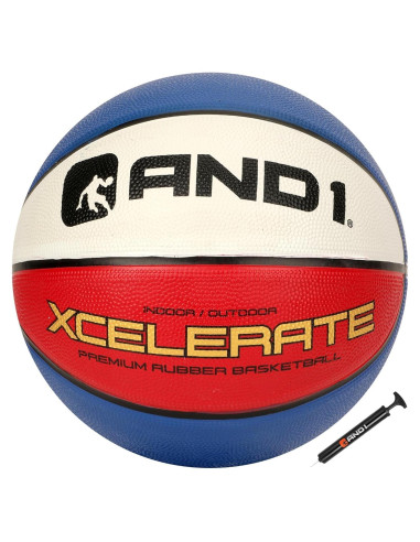 Balón de baloncesto AND1 Xcelerate 74.93 cm con bomba