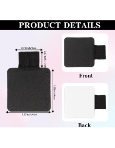 Soporte autoadhesivo para bolígrafos iSKeotol, 12 colores 2